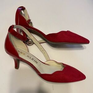 Anne Klein Red Women's Shoes size 8